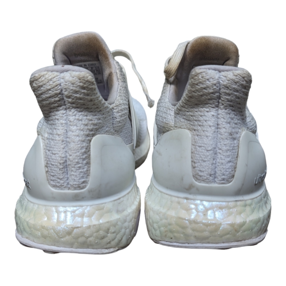 Adidas white Ultra boost YYA 606001 Supportive cloud running shoes EUC Women's 9 - Picture 7 of 7